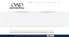 Desktop Screenshot of cwp-steuerberater.de