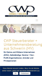 Mobile Screenshot of cwp-steuerberater.de